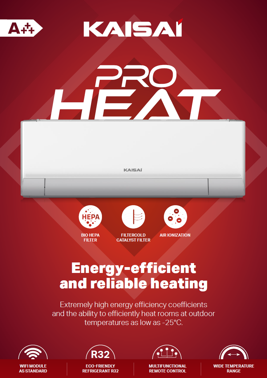 KAISAI PRO HEAT+ leták