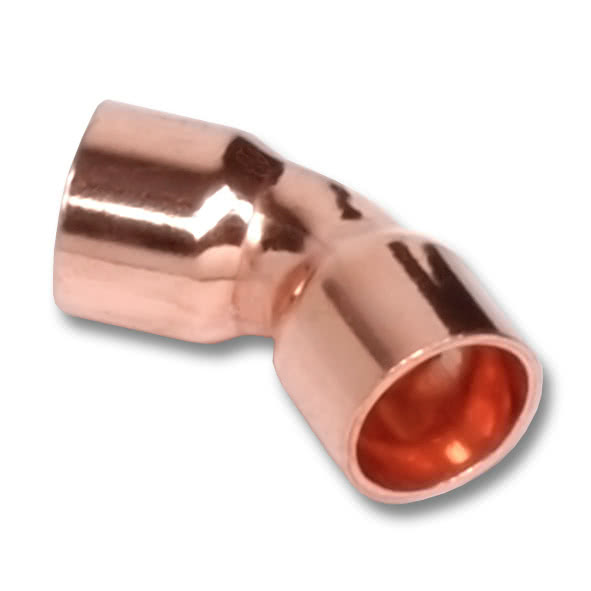 Medený oblúk 45° FF D16 5041