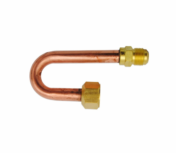 Medené pripojenie 5/8 * 1 mm - 180° Tecnogas