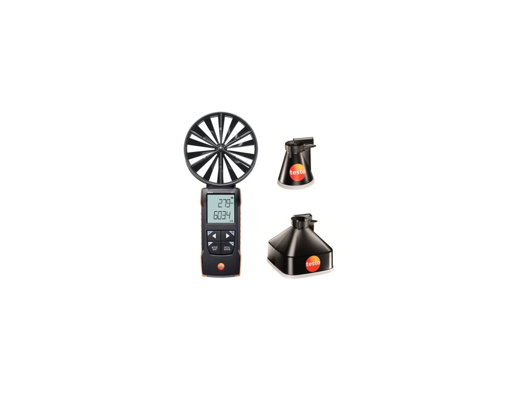  Vrtuľkový anemometer s meracími kužeľmi 0563 1417  sada 1 417 TESTO