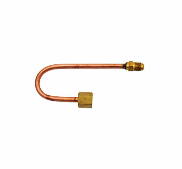 Medené pripojenie 1/4 * 1 mm - 180° Tecnogas