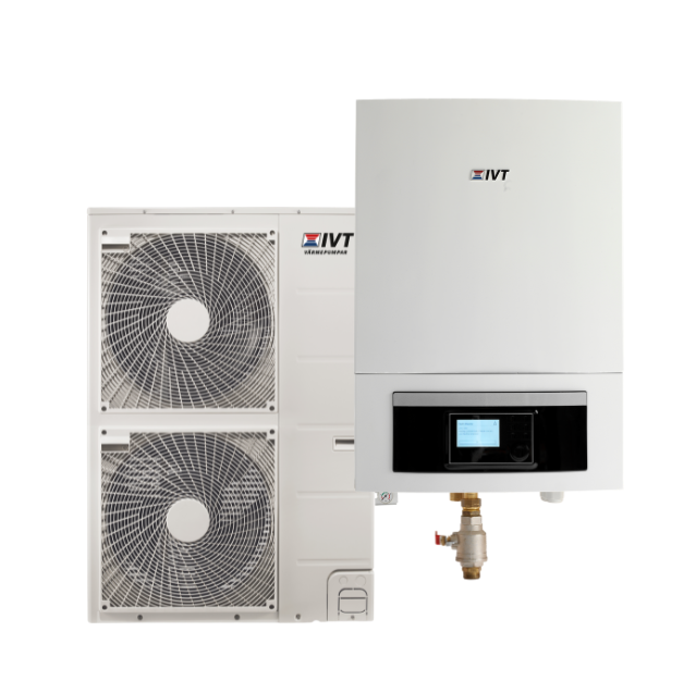 Tepelné čerpadlo KOMPLET AirSplit 312-T + AirBox E9 11,6kW IVT