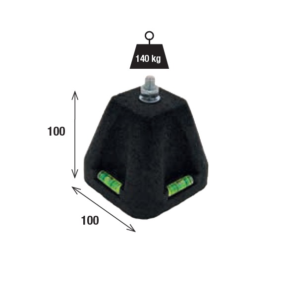 Gumené nohy pod klímu  (veľké) 4ks/balenie Tecnogas