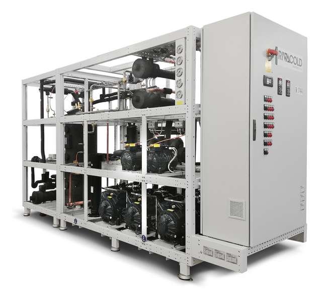 CO2 združená jednotkaTB-CD3000H+2XCD3501H  + 3XCDS351B LT  TD0M064L017X0 Rivacold