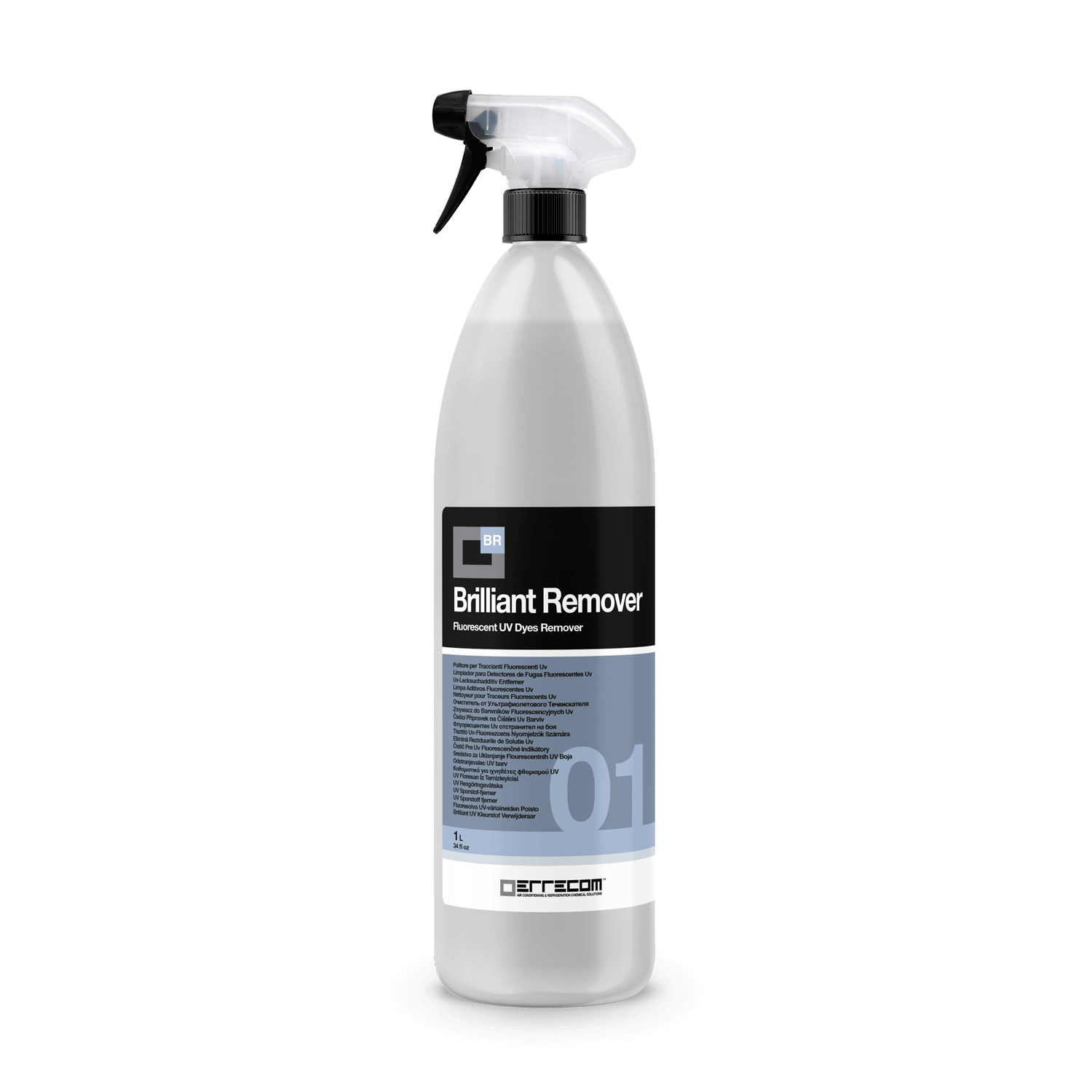 Odstraňovač UV farbiva - aerosolový BRILLIANT REMOVER 400ml Errecom