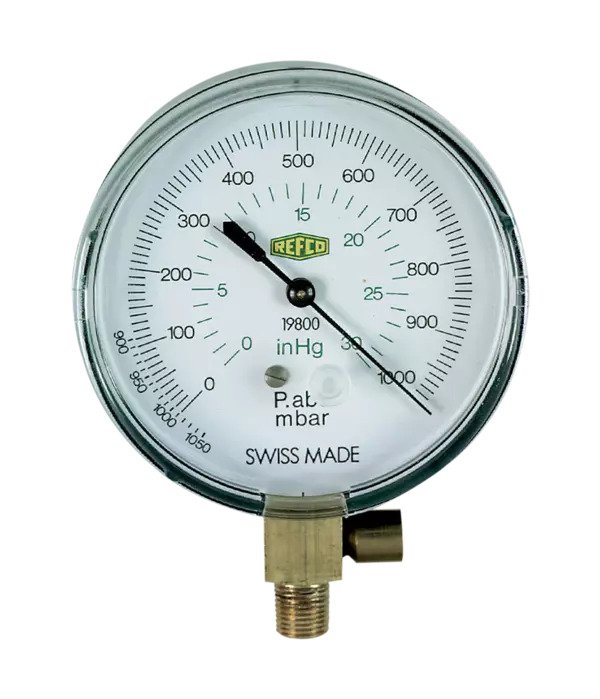 Vákuometer19800-SV 80mm 1/8" "NPT" Refco