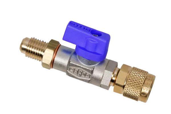 Uzatvárací ventil modrý CA-1/4" SAE 4493525 Refco