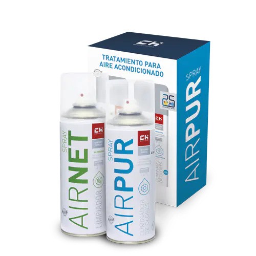 Set čističov na výparníky AIRNET a AIRPUR aerosol 400ml CH QUIMICA