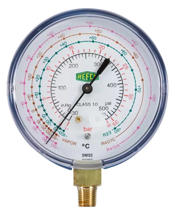 Manometer M5-250-DS-MULTI22/134/404/407C Refco