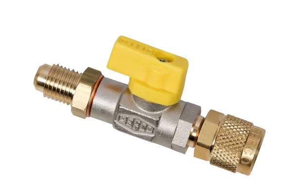 Uzatvárací ventil žltý CA-1/4" SAE 4493738  Refco