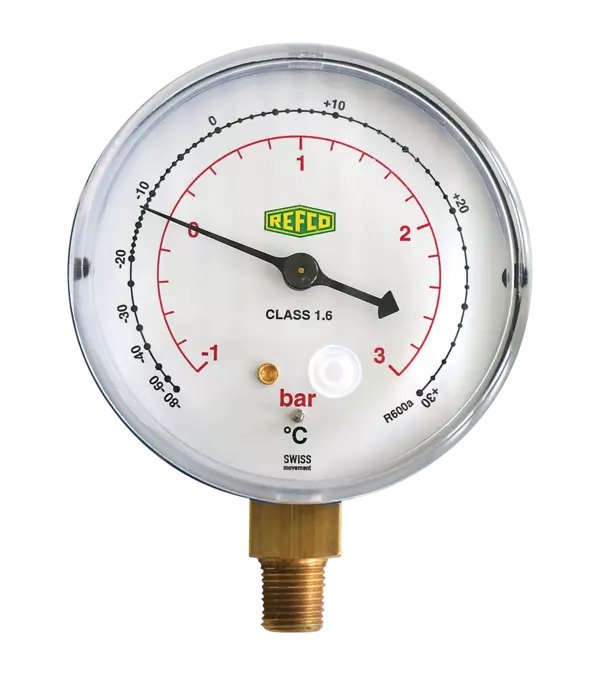 Manometer LP M2-250-M-R600A 1/8"  9385882 Refco