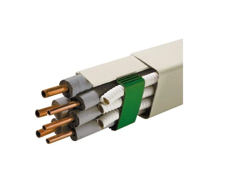 Žľab biely 110x75 mm Artiplastic (1krt=8m)