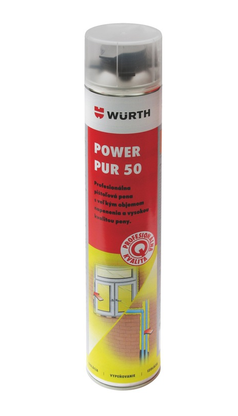 Pištoľová PUR pena 750 ml Wurth