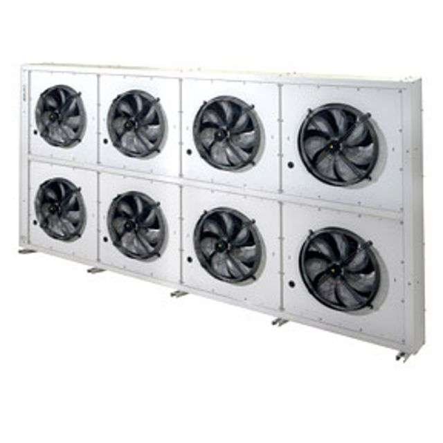 Vzduchový kondenzátor  8X630 R=4-PA=2,1 POLI4+4  RRC086304V Rivacold